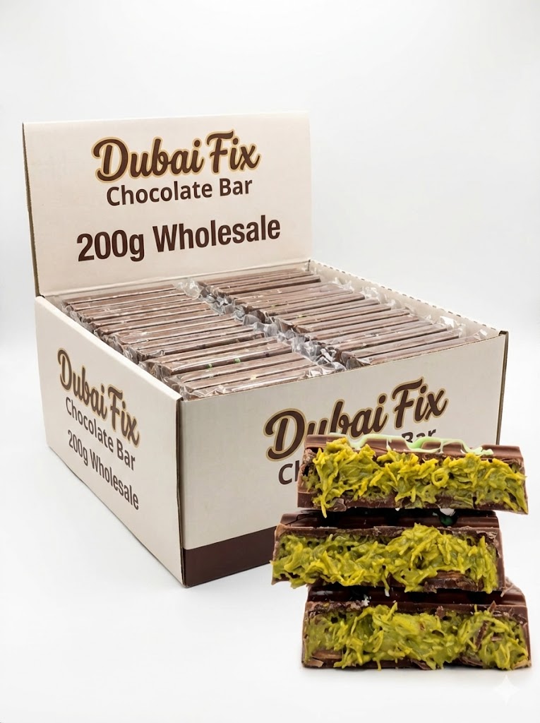 Dubai Fix Chocolate Bar 200g Wholesale