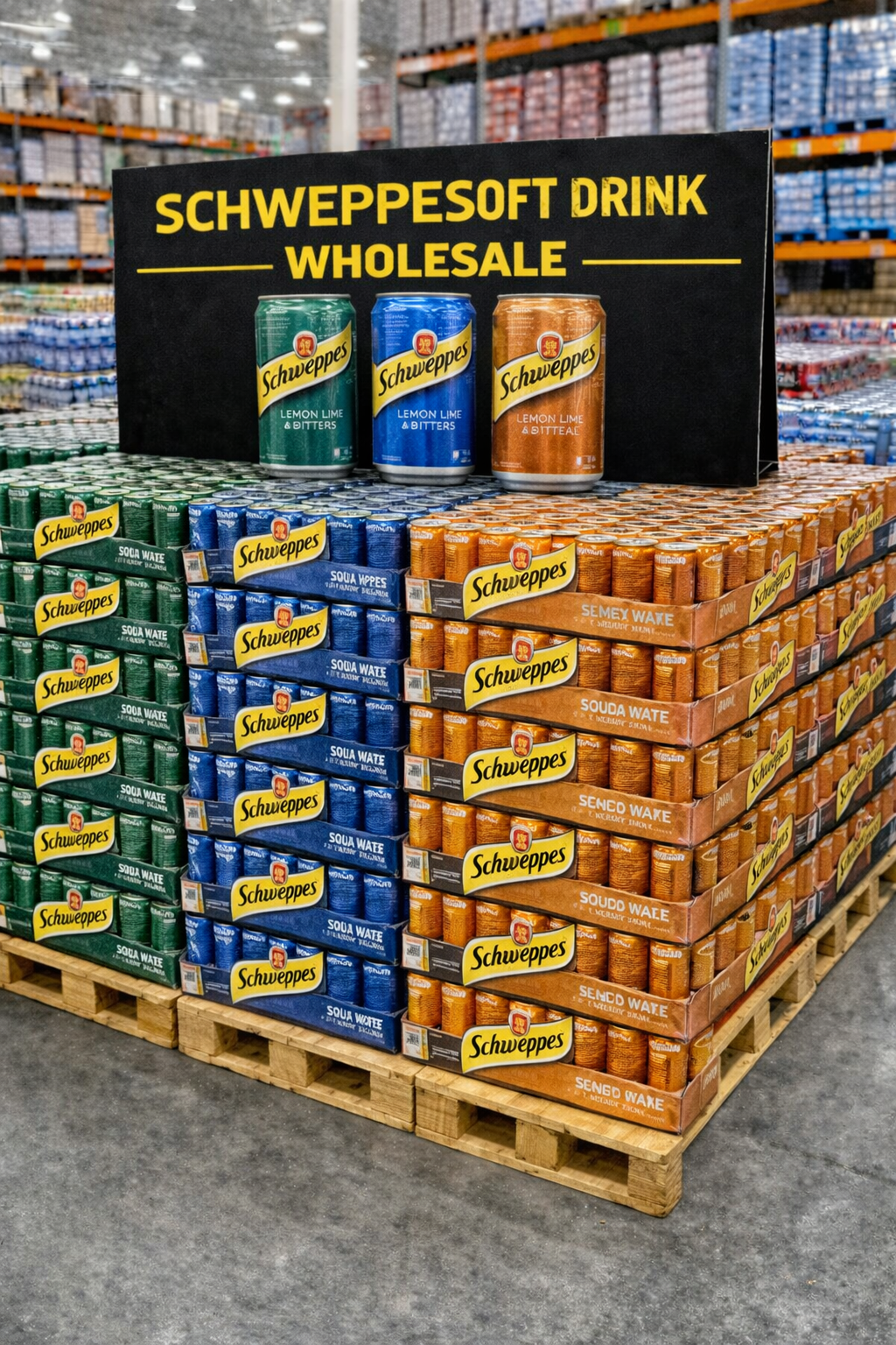 Wholesale Schweppes Soft Drinks